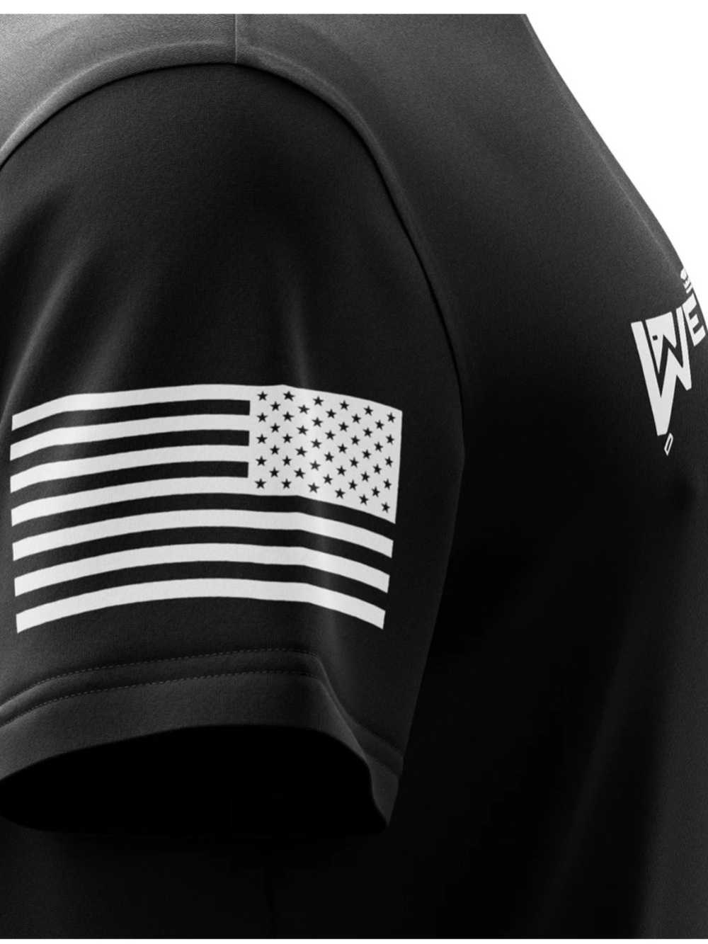 We The People Holsters Regular Fit Graphic Logo T-Shirt Black Crew Neck L - Picture 3 of 6
